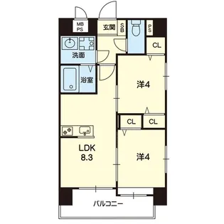 Happy mansion 琴平【2階】の間取り