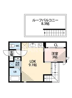 GRANDTIC【2階】の間取り