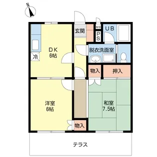 パインリーフ【1階】の間取り