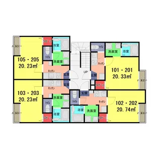 アーク・ヴィラ南鳩ヶ谷【1階】の間取り