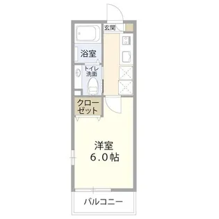 エルスタンザ四ツ木【3階】の間取り