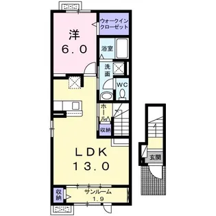 メープルヒルズI【2階】の間取り