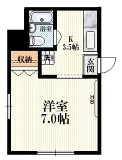 山口メゾン【1階】の間取り