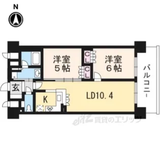 リーガル京都聖護院【3階】の間取り