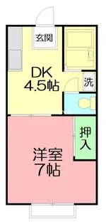 セントネージュ飯山【1階】の間取り