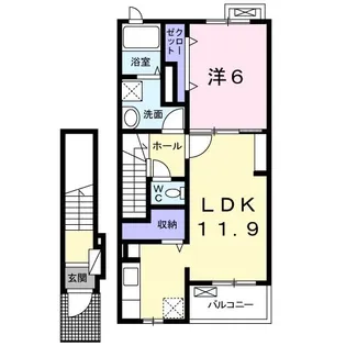 ファジョーロ・ディテII【2階】の間取り