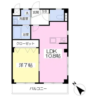 ベルレージュ・R【3階】の間取り