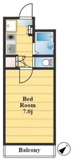 ドウェル片倉【2階】の間取り