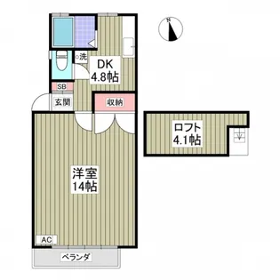 ユニオンII【2階】の間取り