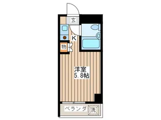 エステート一橋II【3階】の間取り