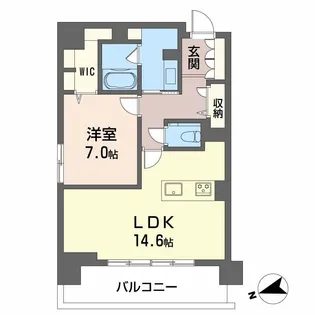シャーメゾンステージ中央通り【9階】の間取り