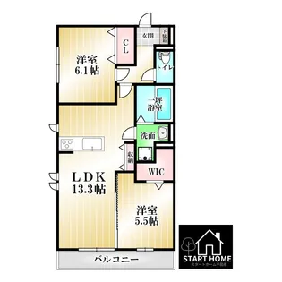 オリーヴァ【2階】の間取り