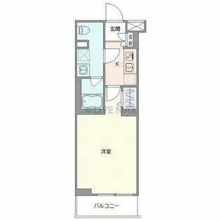 ジェノヴィア二子新地【2階】の間取り
