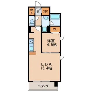 Lien de izumi【10階】の間取り