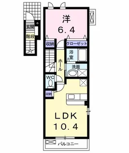 フルール セゾン II【2階】の間取り