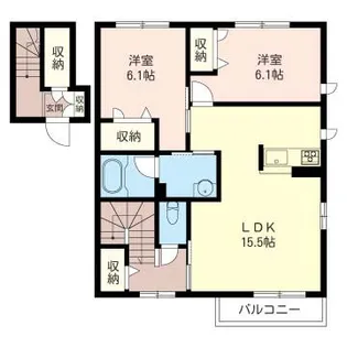 アーペル【2階】の間取り