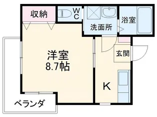 ウェーブハウス【1階】の間取り