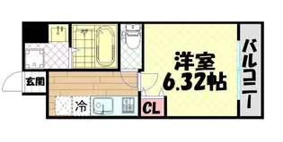 Metrosa弁天町【5階】の間取り
