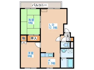 パープルハイム【2階】の間取り