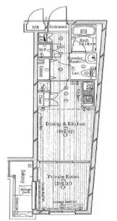 AQUA TOKYO NORTHCITY【2階】の間取り