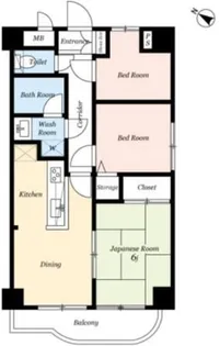 (仮称)石川町マンション【3階】の間取り