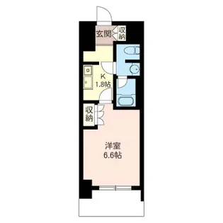 エスティメゾン武蔵小金井【13階】の間取り