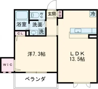 パルファンヴィラーチェ【1階】の間取り