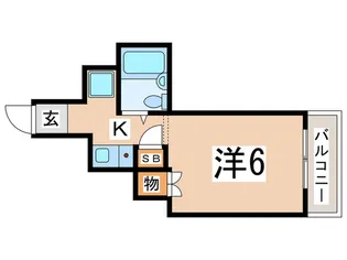 琥珀メゾン池袋【2階】の間取り