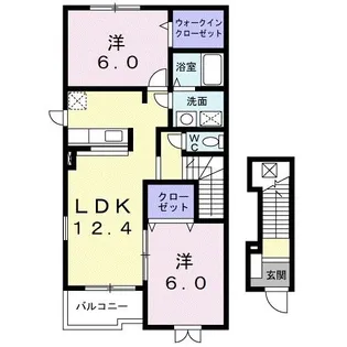 グランツ【2階】の間取り