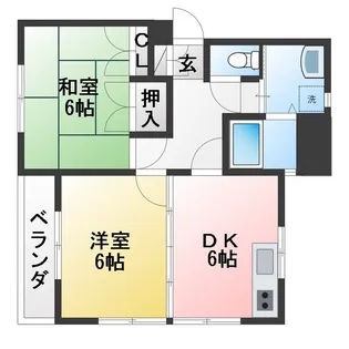 アイックス将監【1階】の間取り