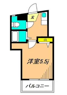 品川ヒルズレジデンス【2階】の間取り