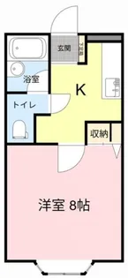 キャッスルハイツ【2階】の間取り