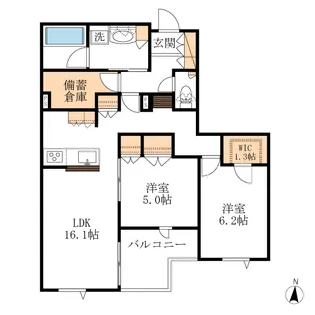 ルマセラ【2階】の間取り