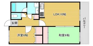 ライオンズマンション難波南第2【14階】の間取り