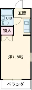 カメリオンビル 1ST【4階】の間取り
