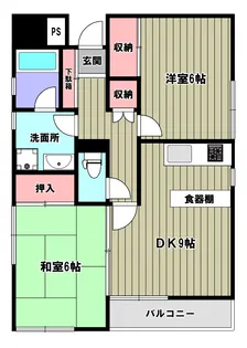 ルンビニー本橋【1階】の間取り