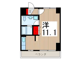 グリシ-ヌ響【3階】の間取り