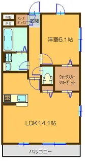 アルシオネ【2階】の間取り