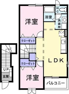 サニー サンフラワー T.M.【2階】の間取り