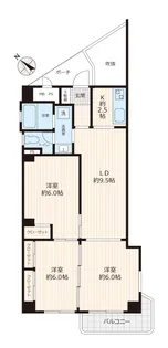 第2サンライトマンションC棟【2階】の間取り
