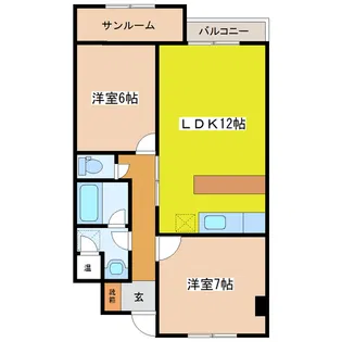 文京ハイム【3階】の間取り