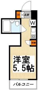 プリンセスコート赤堤【1階】の間取り