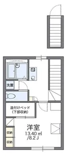 レオパレスコリーヌ【2階】の間取り