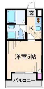 石橋パークハイツ【3階】の間取り