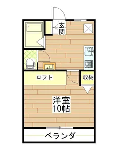 メゾンパルコ【1階】の間取り