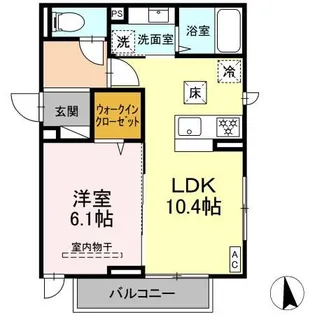 D Paina 小机町【2階】の間取り