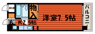 ラ・パルテール医大南【1階】の間取り