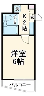 キャッスル柏【2階】の間取り