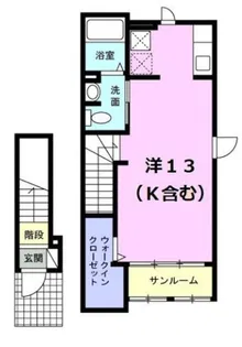 モンテセレノII【2階】の間取り