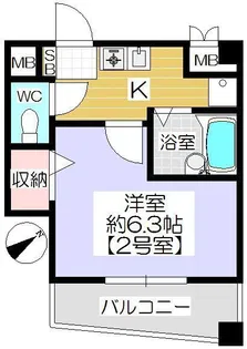 メゾンレトワール【2階】の間取り